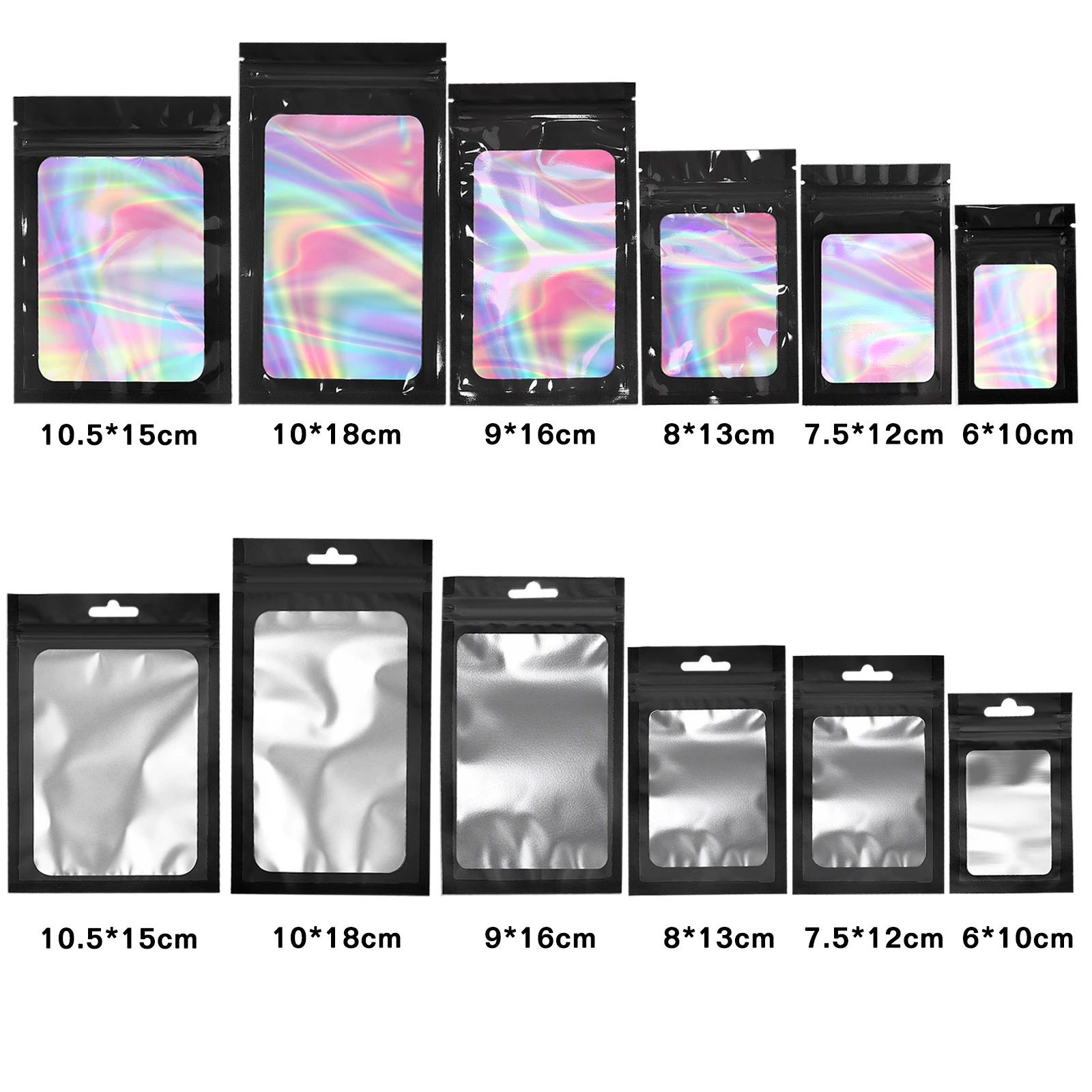 20Pcs Transparent Sealing Bag Plastic Bag Aluminum Foil Plastic Seal Bags For Jewelry Display Organizer Ring Necklace Storage - Image 5