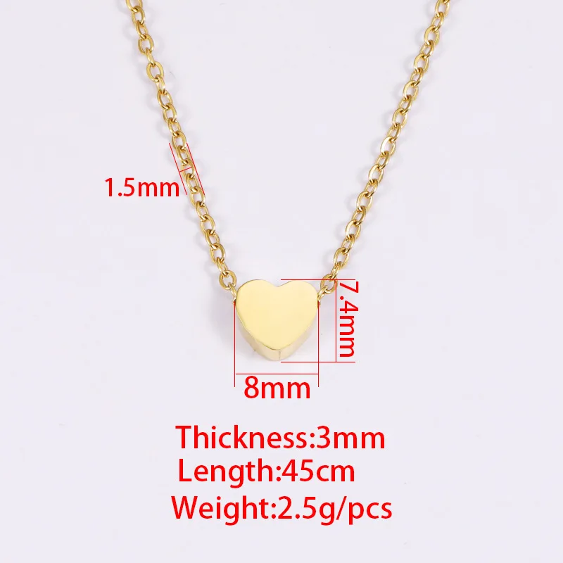 K Gold Plated Heart Necklace |Silver Plated Necklace Cute Dainty Love Pendant Necklaces for Women Gift for Girls Gift for Women - Image 5