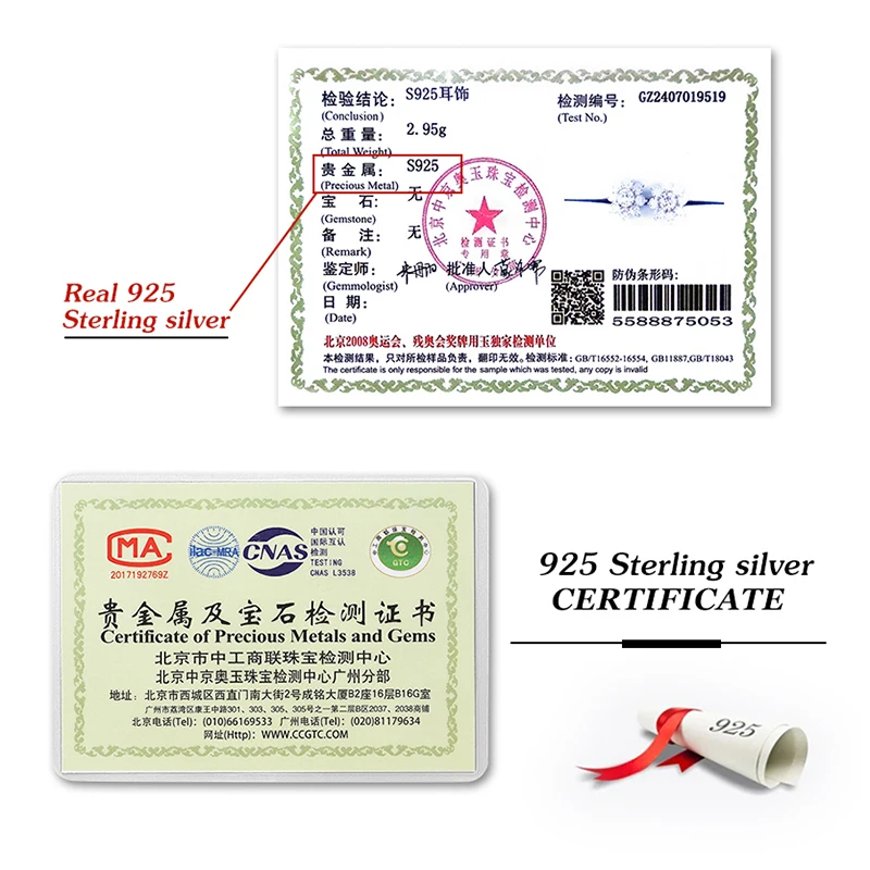 DW 0.5CT Moissanite Diamond Flower Stud Earrings for Women Real 925 Sterling Silver Solitaire Eternity Wedding Party Jewelry - Image 5