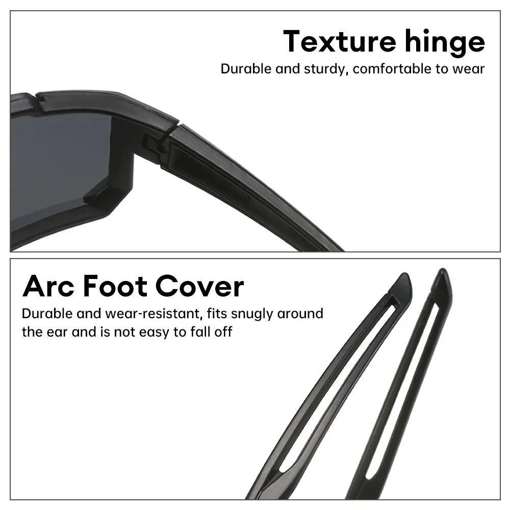 Outdoor Cycling Glasses Photochromic Polarized Sunglasses Anti-UV Light Eye-protection Sports Goggles - Image 4