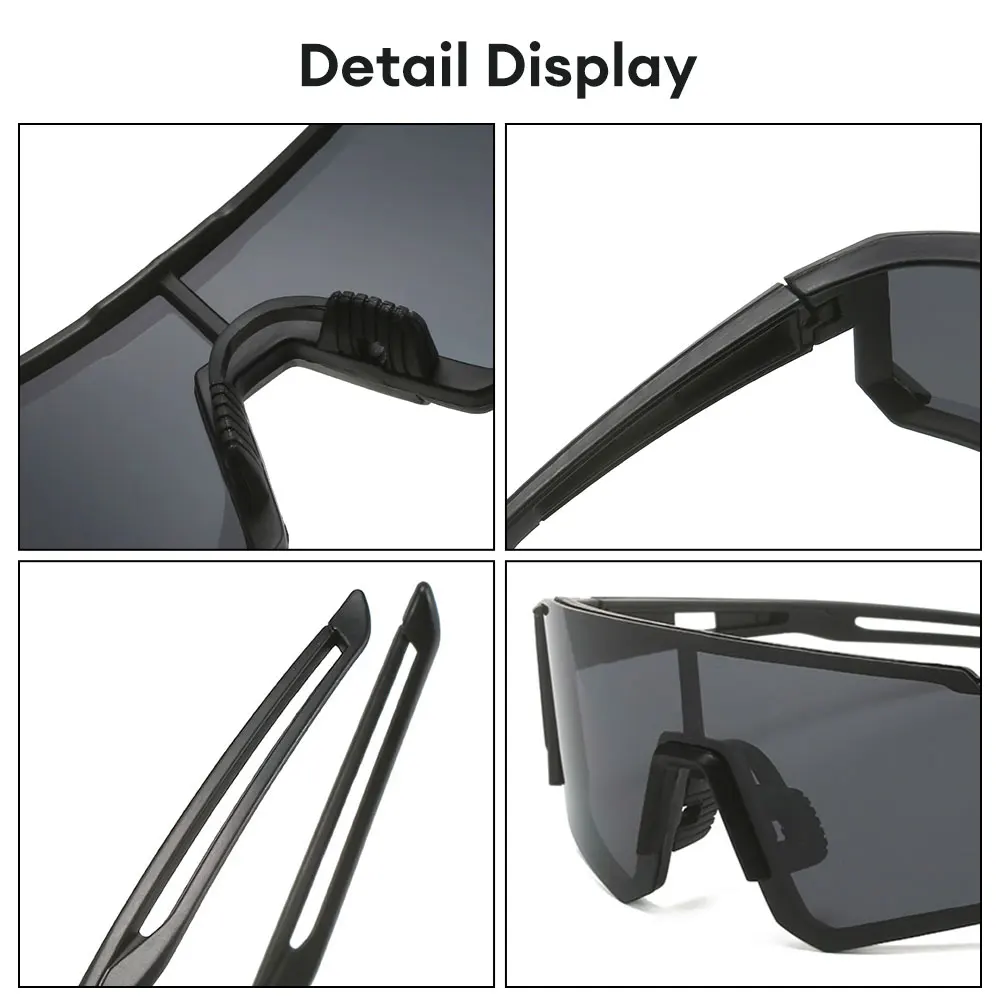 Outdoor Cycling Glasses Photochromic Polarized Sunglasses Anti-UV Light Eye-protection Sports Goggles - Image 5