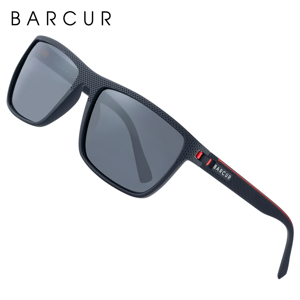 BARCUR Sports Sunglasses for Men Polarized FishingTravel TR90 Light Weight Sun Glasses Women Eyewear Accessory Oculos - Image 4