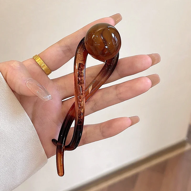 Korean Hair Clips for Women Elegant Back Hairpins for Girls Hair Accessories Vintage Barrettes Ponytail Clip Lady Headdress - Image 5