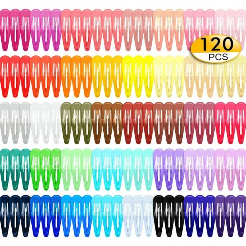 120/80/60 girl hair clips, candy-colored cute princess one-piece clips, Korean-style girl hair accessories.