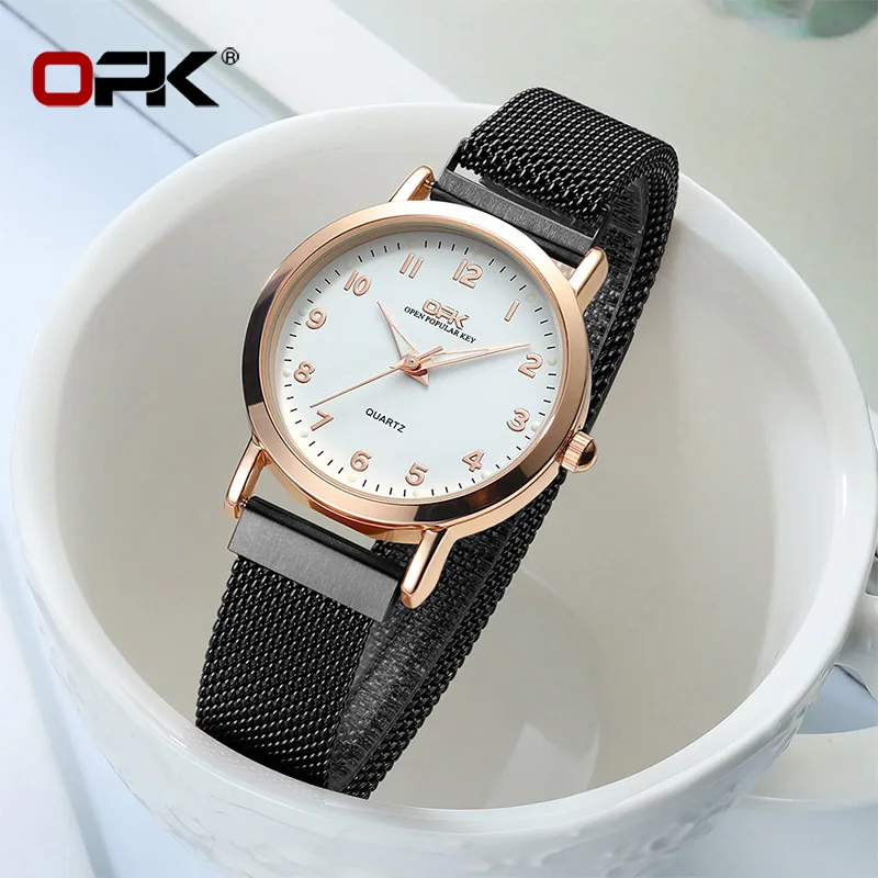 8115 Magnetic Strap With Automatic Adsorption Strap Quartz Watch Women's Watch - Image 3