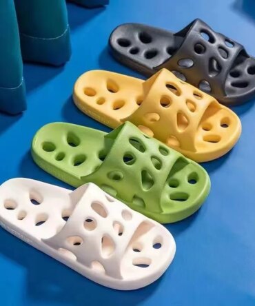 Summer Leaky Slippers Bathroom Bathing Confortable Men Women Couple Home Indoor Non-slip EVA Sandals Slippers Beach Slippers