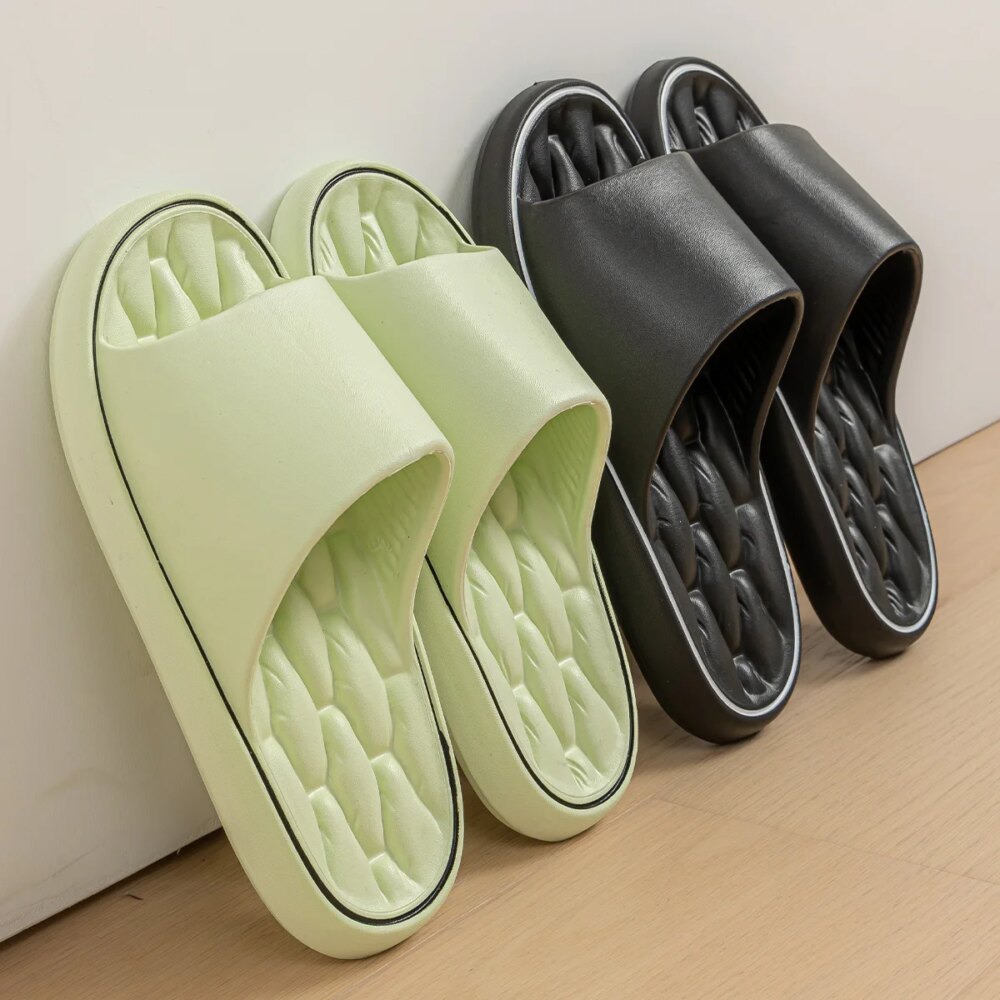 EVA Unisex Slippers Slip-On Massage Home Slippers Comfortable Soft Indoor Slippers