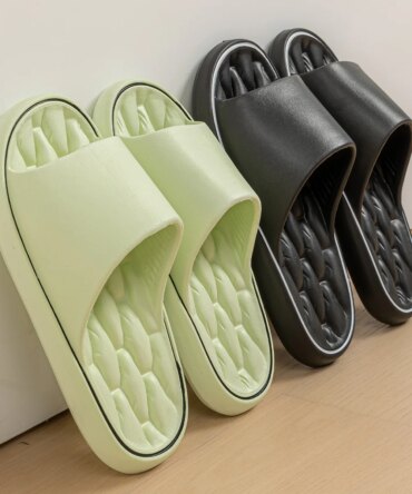 EVA Unisex Slippers Slip-On Massage Home Slippers Comfortable Soft Indoor Slippers