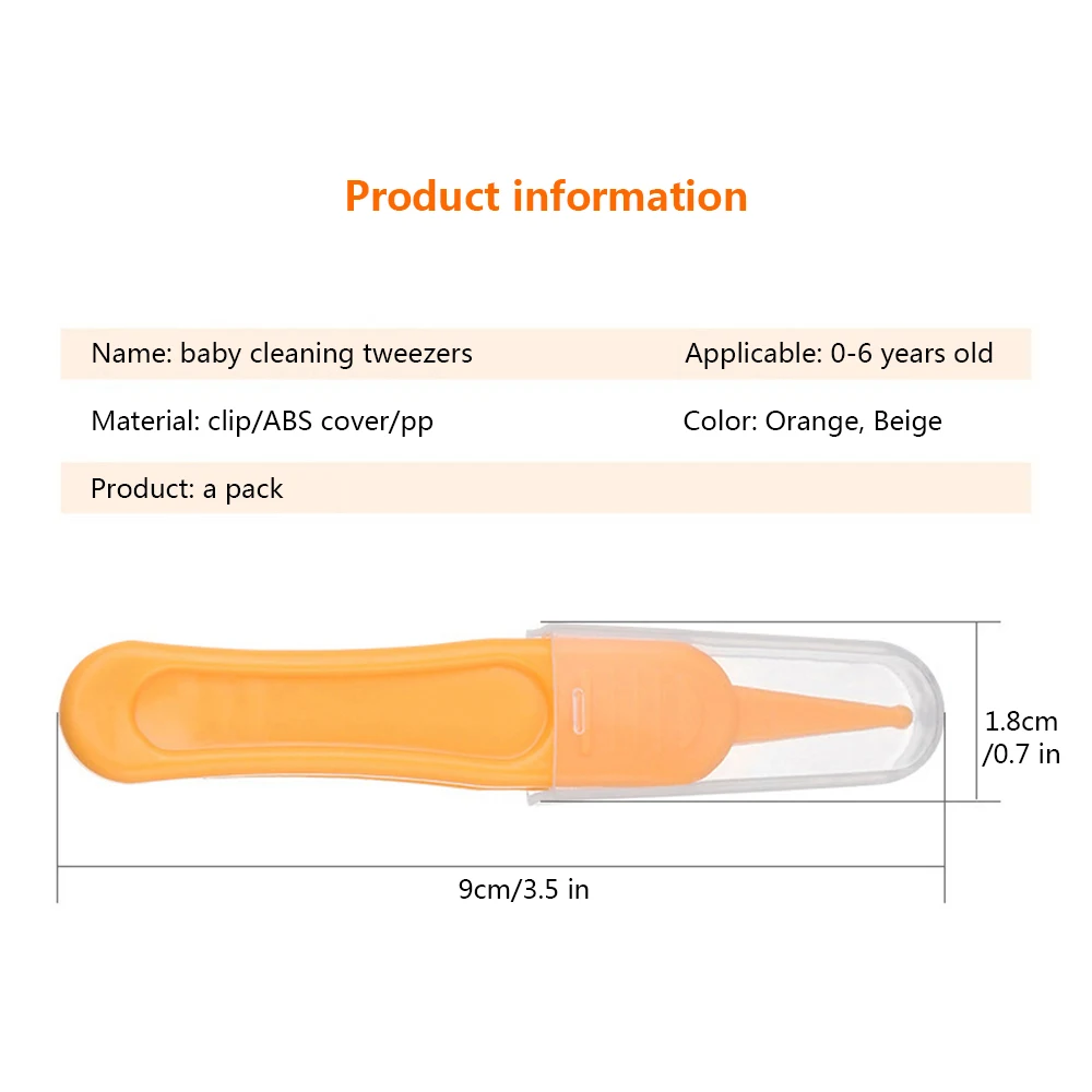 Ear Nose Navel Clean Baby Dig Booger Clip InfantsTools Kids Safety Tweezers Cleaning Forceps Toddler Nasal Cavity Care - Image 5