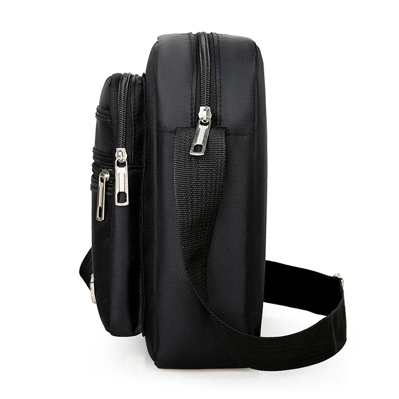 Men's Shoulder Bag Business Leisure Large Capacity Portable Handbag Multi Layer Waterproof Summer Male's Crossbody Bags - Image 4