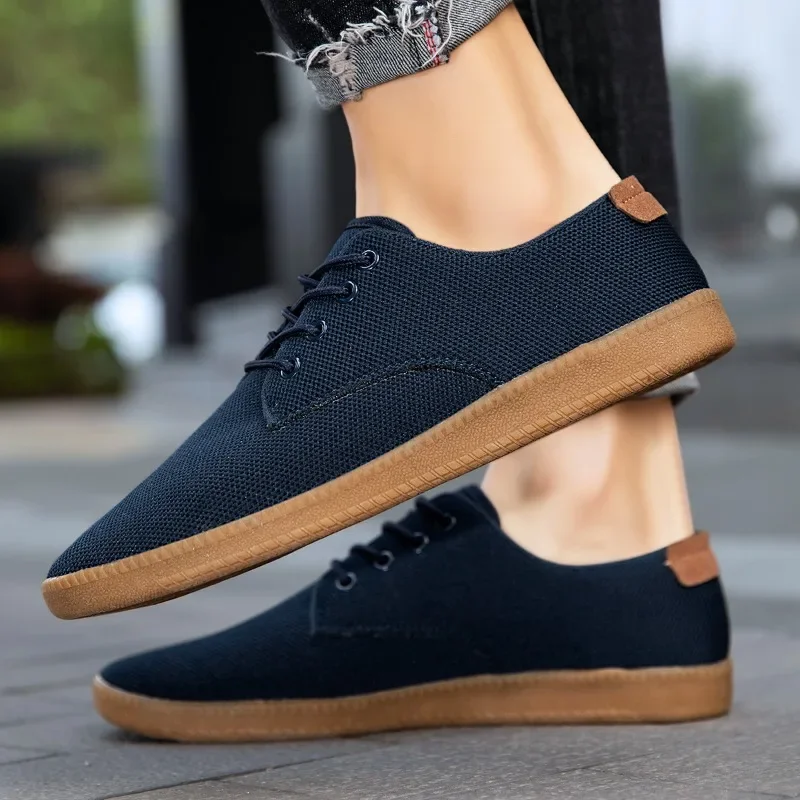 Men Canvas Shoe Casual Sneaker for MenLight Slip-on Vulcanized Comfortable Male Flats Loafers Shoes Trainers Zapatos Hombre - Image 3