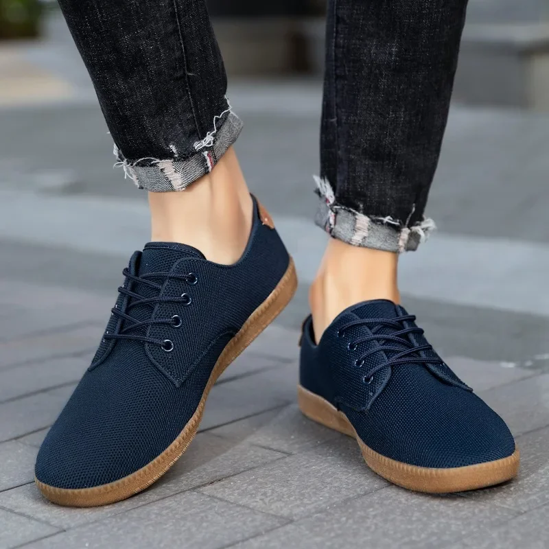 Men Canvas Shoe Casual Sneaker for MenLight Slip-on Vulcanized Comfortable Male Flats Loafers Shoes Trainers Zapatos Hombre - Image 4