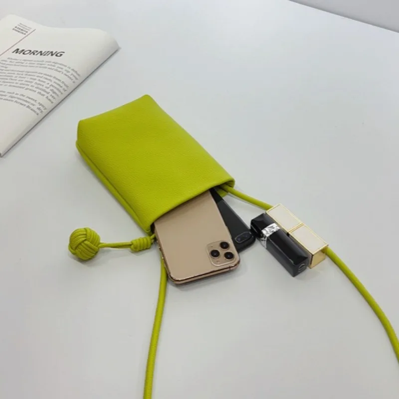 Women Leather Small Crossbody Bag Designer Cell Phone Bag Lightweight Fashion Shoulder Bag Ladies Travel Purse - Image 5