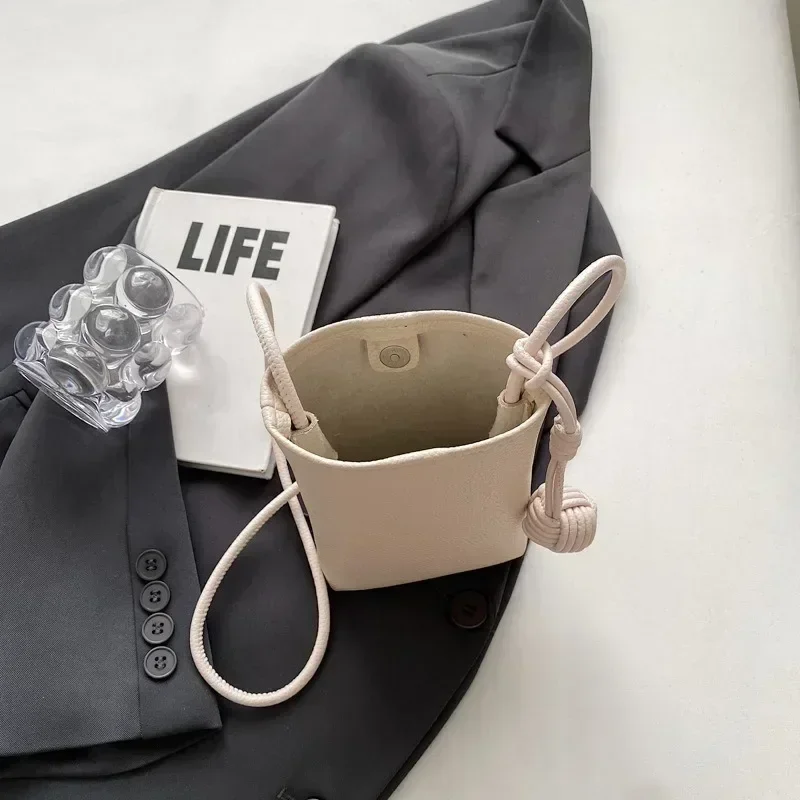 Women Leather Small Crossbody Bag Designer Cell Phone Bag Lightweight Fashion Shoulder Bag Ladies Travel Purse - Image 4