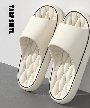 Super Light Soft Slippers Simple Fashion Slides EVA Elastic Shoes Colorful Sneakers In Door Bathroom Flip Flops