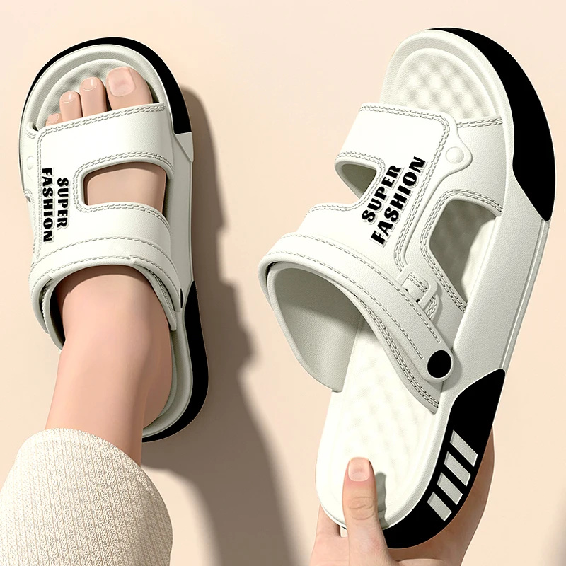 Men Slippers Summer EVA Soft-soled Platform Slides Sandals Indoor Outdoor Walking Beach Shoes Flip Flops Mens Home Shoes - Image 6