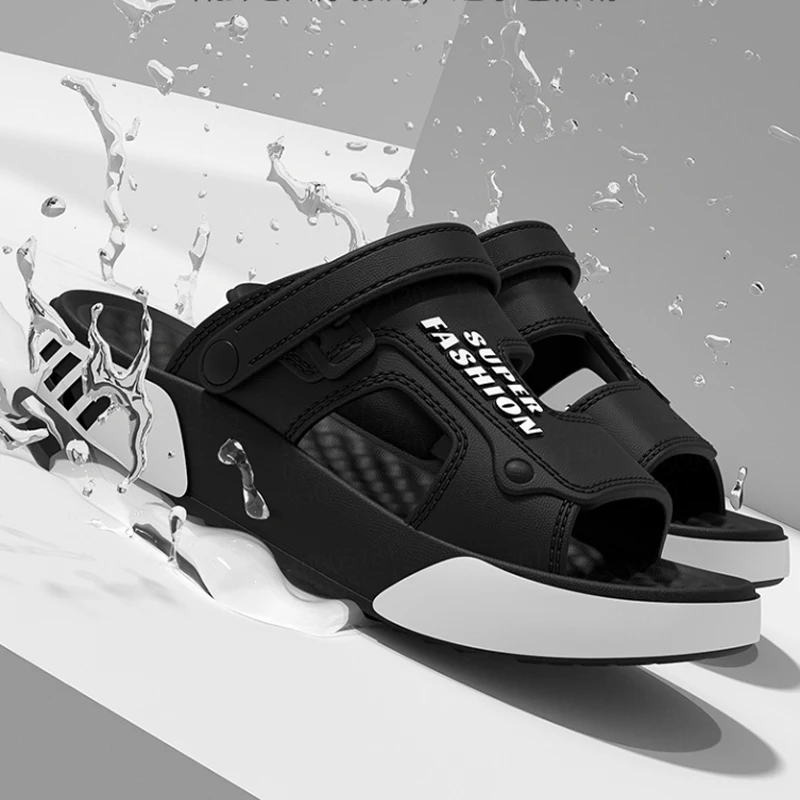 Men Slippers Summer EVA Soft-soled Platform Slides Sandals Indoor Outdoor Walking Beach Shoes Flip Flops Mens Home Shoes - Image 5