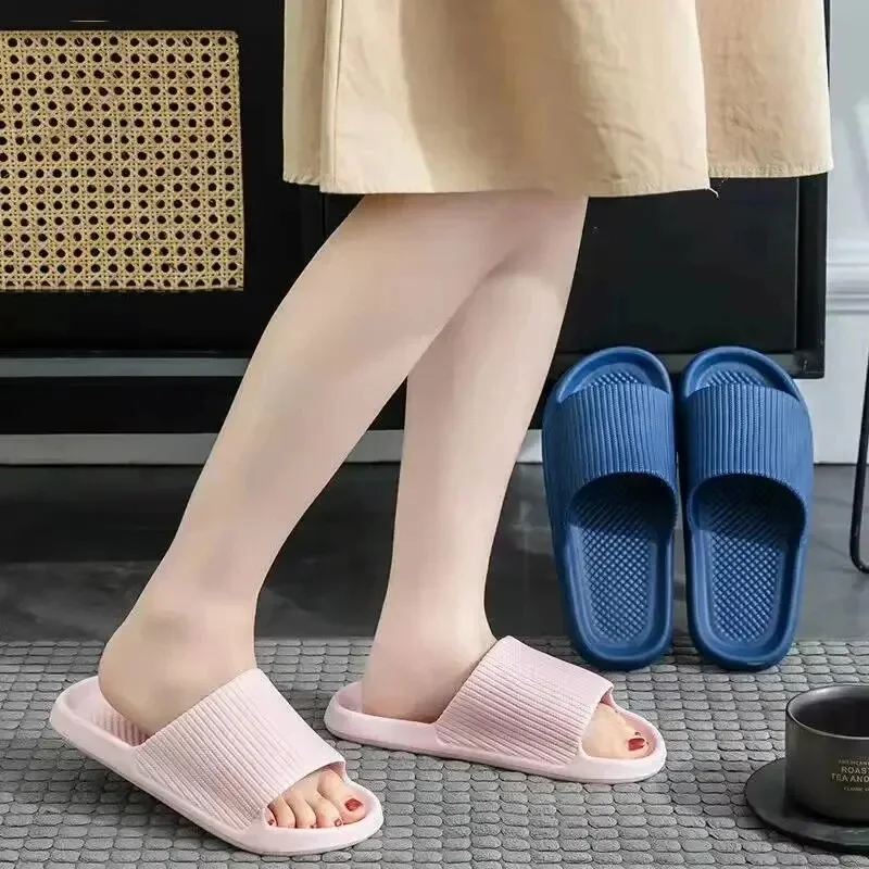Soft Sole Massage Shower Shoes for Women Men Couples Waterproof Non-slip Home Leisure Fashion Bathroom Slippers - Image 3
