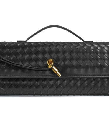 Women's woven handbags, evening clutches, woven leather totes, formal crossbody bags