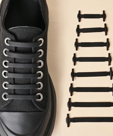 16pcs/lot Silicone Shoelaces No Tie Shoelaces 12 colors Elastic Lace Shoelace Creative Lazy Silicone Laces Rubber Lace