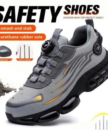 Breathable lace-free soft sole comfortable anti-smash anti-puncture labour insurance shoes
