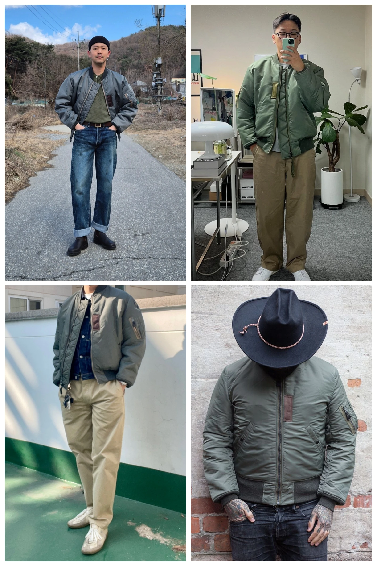 WII USAF William Gibson 2025 MA-1 Sage Green Winter Coat Pilot Nylon VTG Padded L2B Vintage JAPAN Bomber Flight Jacket For Men - Image 5