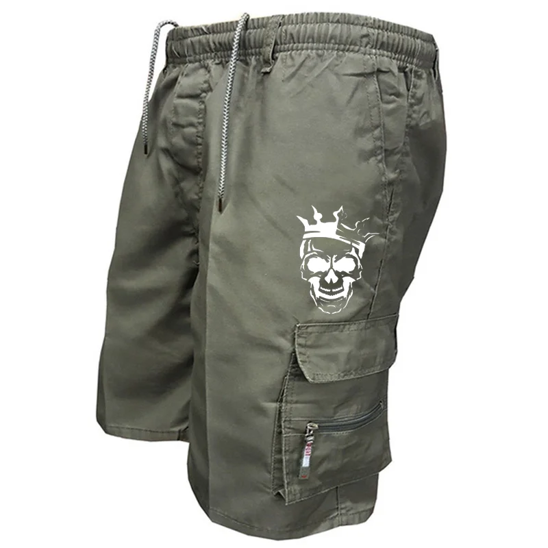 New fashionable multi-pocket men's casual shorts fitness loose casual pants camouflage tactical shorts - Image 5