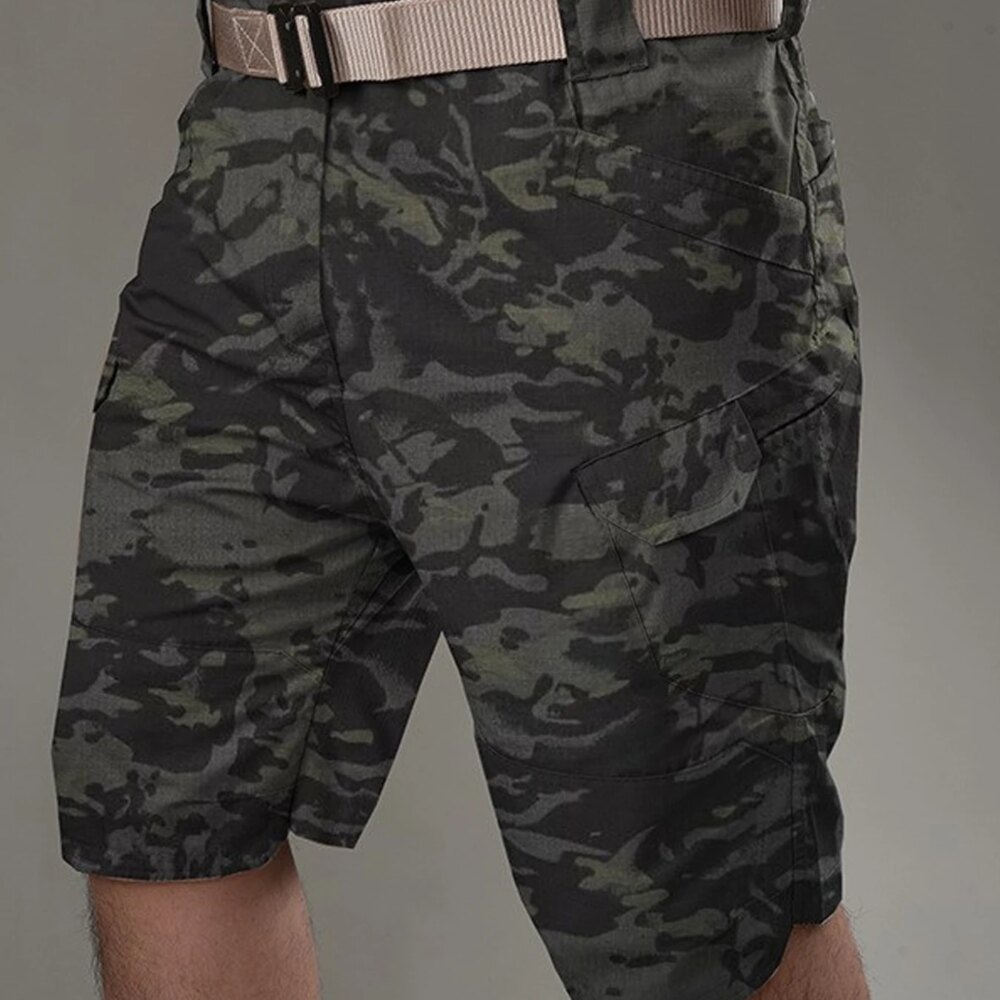 Camouflage Camo Cargo Shorts Men 2024 New Mens Casual Shorts Male Loose Work Shorts Man Outdoor Hiking Short Pants Plus Size