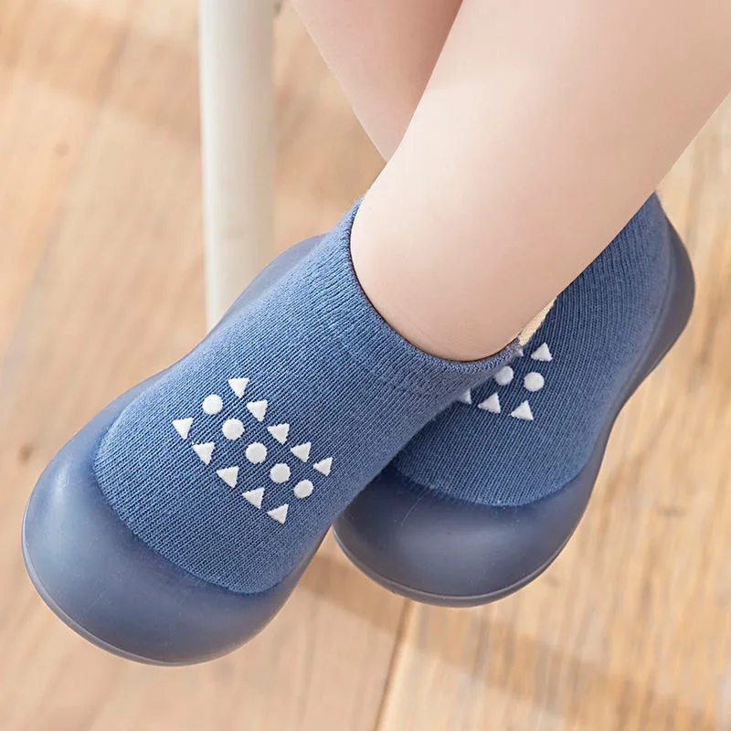 Summer New Combed Cotton Anti slip and Breathable Children's Soft Sole Shoes Baby Walking Shoes Mesh Faced Baby Floor Socks - Image 3