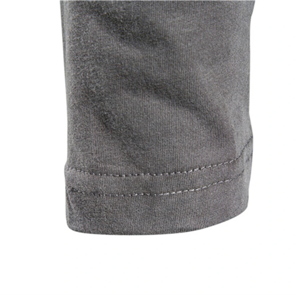 100% Cotton Long Sleeve T shirt For Men Solid Spring Casual Mens T-shirts High Quality Male Tops Classic Clothes Men's T-shirts - Image 4