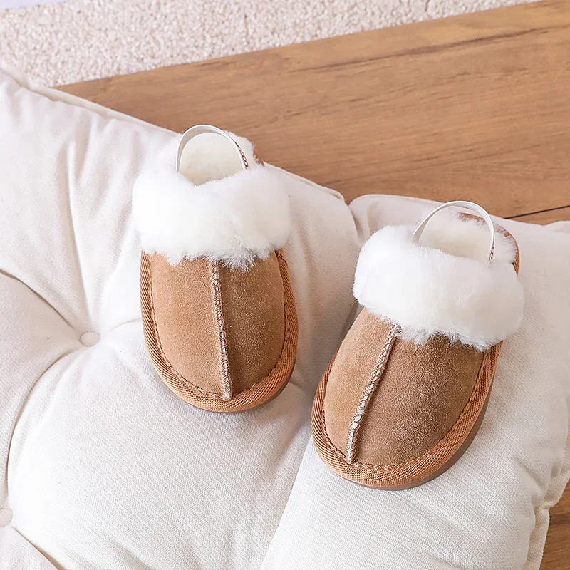 Autumn and Winter Popular Walking Shoes Baby Shoes 0-1 Year Old Warm Shoes Cotton Shoes Casual Soft Soled and Plush Baby Shoes - Image 5