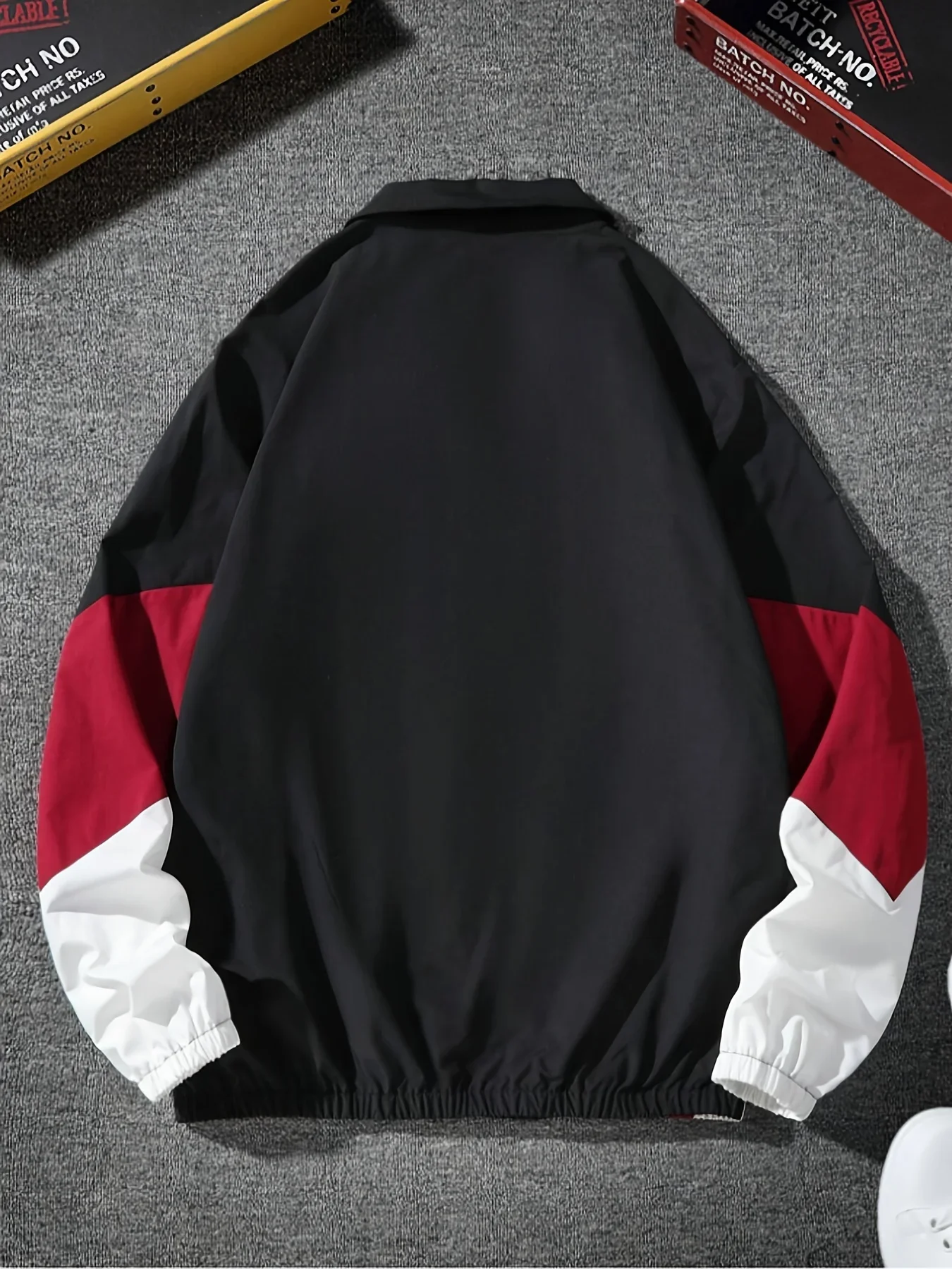 Men's color-blocked jacket, lightweight, casual, travel, windproof and wear-resistant, high-quality fabric, boyfriend gift - Image 2