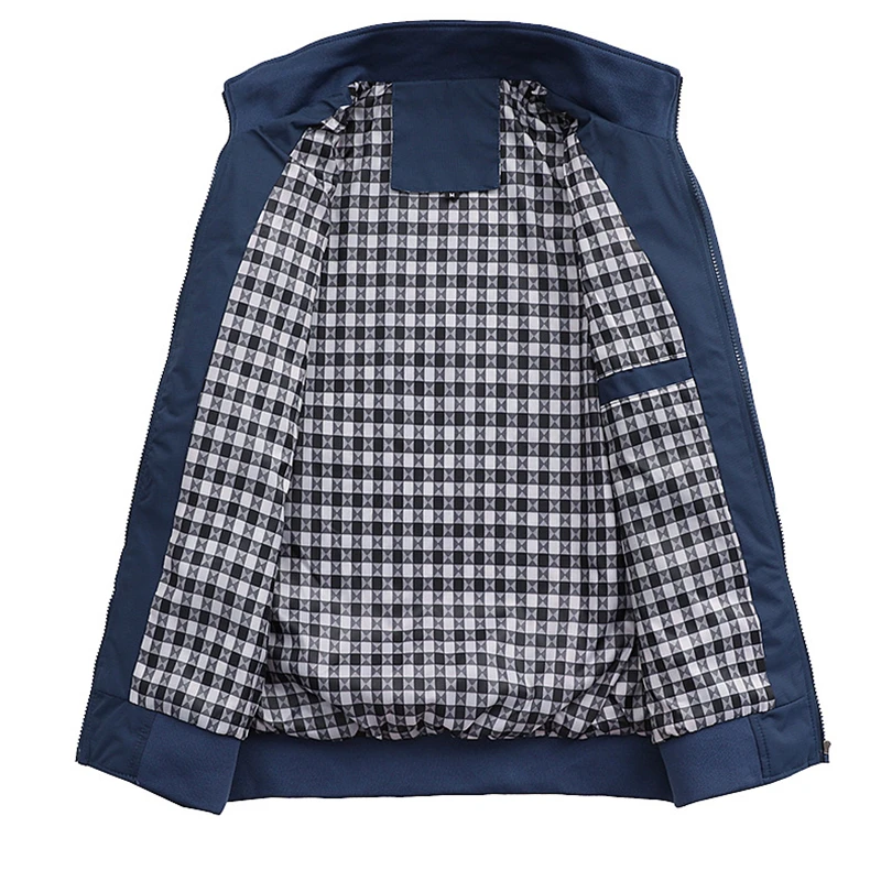 2025 Spring Autumn Casual Solid Fashion Slim Bomber Jacket Men Overcoat New Arrival Baseball Jackets Men's Jacket M-6XL 8XL Top - Image 4