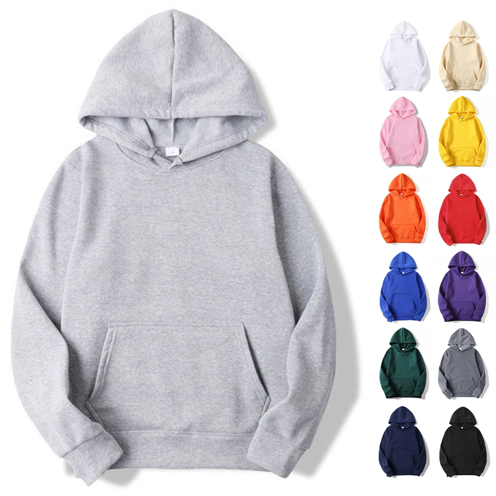 Fashion Fleece Hoodies Sweatshirt Man Pullover Wholesale Hooded Sweatshirt Men Cheap Plain Hoodies In Bulk Sudadera Para Hombre