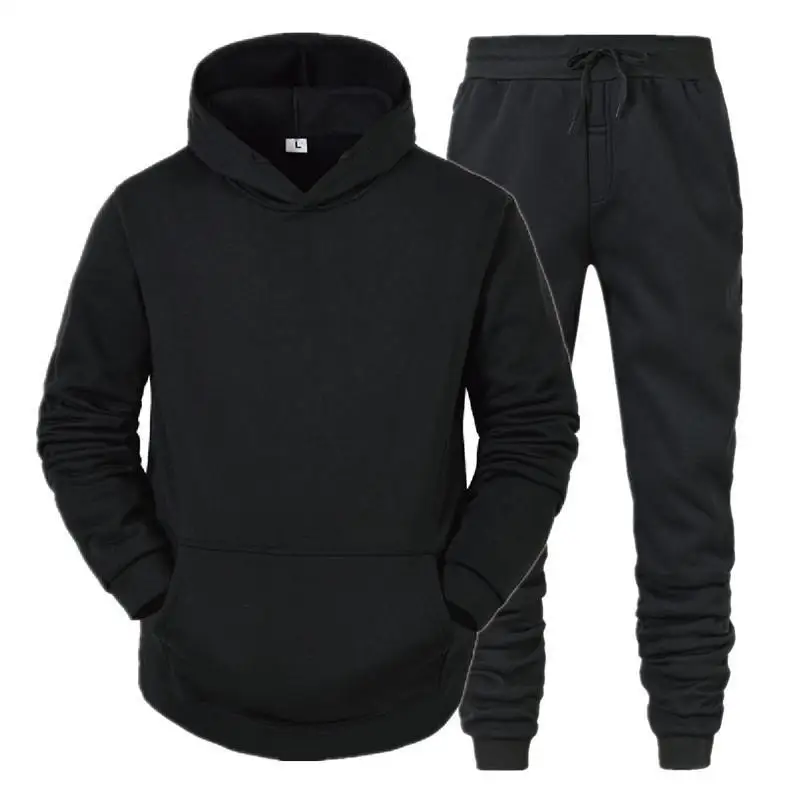 Men Sportswear Sweater Suit Hoodies + Pants Sports Clothing Spring Autumn Sets Jogging Trousers Running Male Tracksuits - Image 3