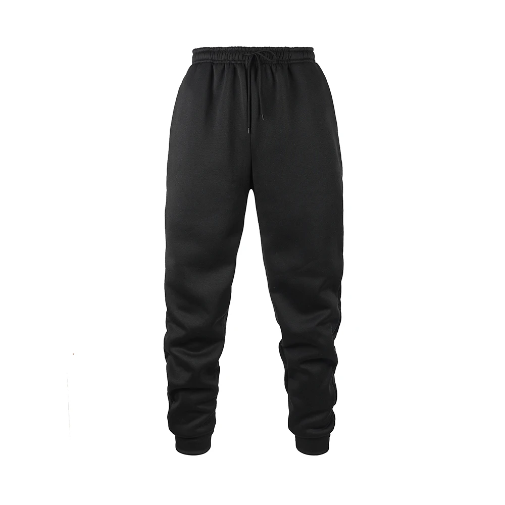 Mens Jogging Sports Pants Autumn Winter Sweatpants Men Sports Gym Trousers Fashion Solid Color Casual Workout Long Pants - Image 3