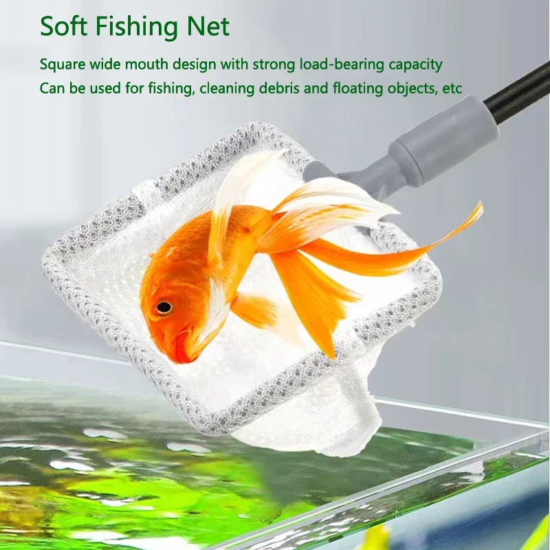 Aquarium Fish Tanks Cleaning Tools Kit Algae Tank Cleaner Set Aquarium Cleaner Fish Tank Net Scraper Sponge accessories - Image 5