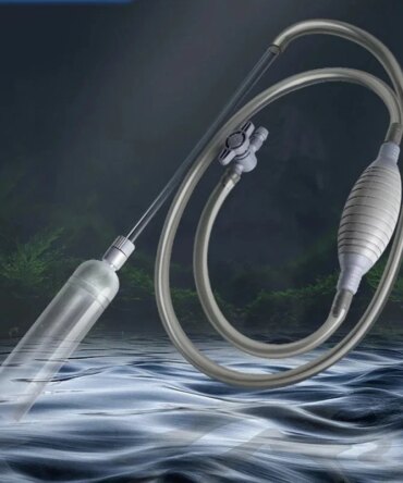 1.5m Aquarium Manual Water Changer Fish Tank Air Pump Cleaning Tools Handheld Aquarium Cleaner Vacuum Siphon Pump Pet Products