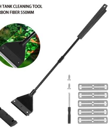 Aquarium cleaning tool fish tank flat sand algae removal dual-use glass algae removal scraper household cleaning supplies tool