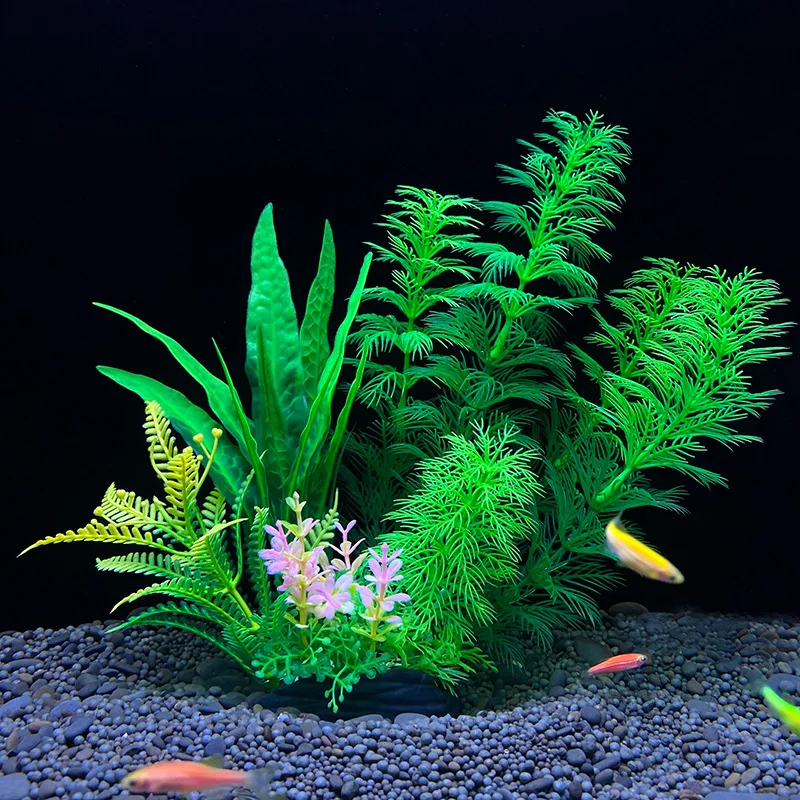 Artificial Aquarium Decor Plants Plastic Aquatic Plants Underwater Plants Aquarium Accessories Decoration Piante Acquario - Image 3