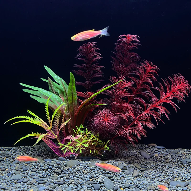 Artificial Aquarium Decor Plants Plastic Aquatic Plants Underwater Plants Aquarium Accessories Decoration Piante Acquario - Image 4