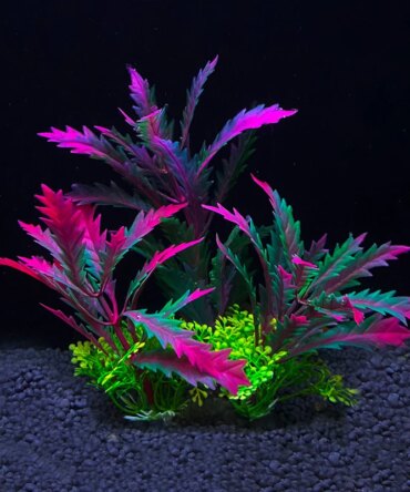 Artificial Underwater Plastic Plants Aquarium Fish Tank Aquatic Fake Shrub Green Water Grass Viewing Simulation Decoration
