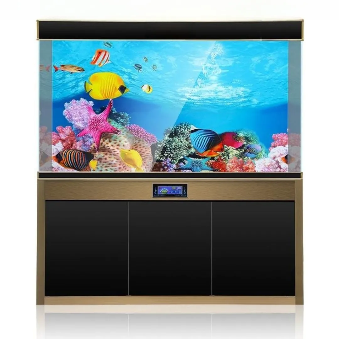 Background Aquarium 3D Sticker Poster Decoration Fish Tank Ocean Plants Double-sided Landscape Aquarium Ornament Accessories - Image 3