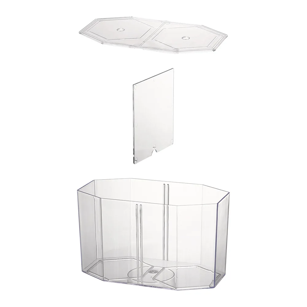Acrylic Two Splits Guppy Fish Tank Aquarium Betta Fish Bowl Transparent Aquarium Hatchery Breeding Isolation Box - Image 3