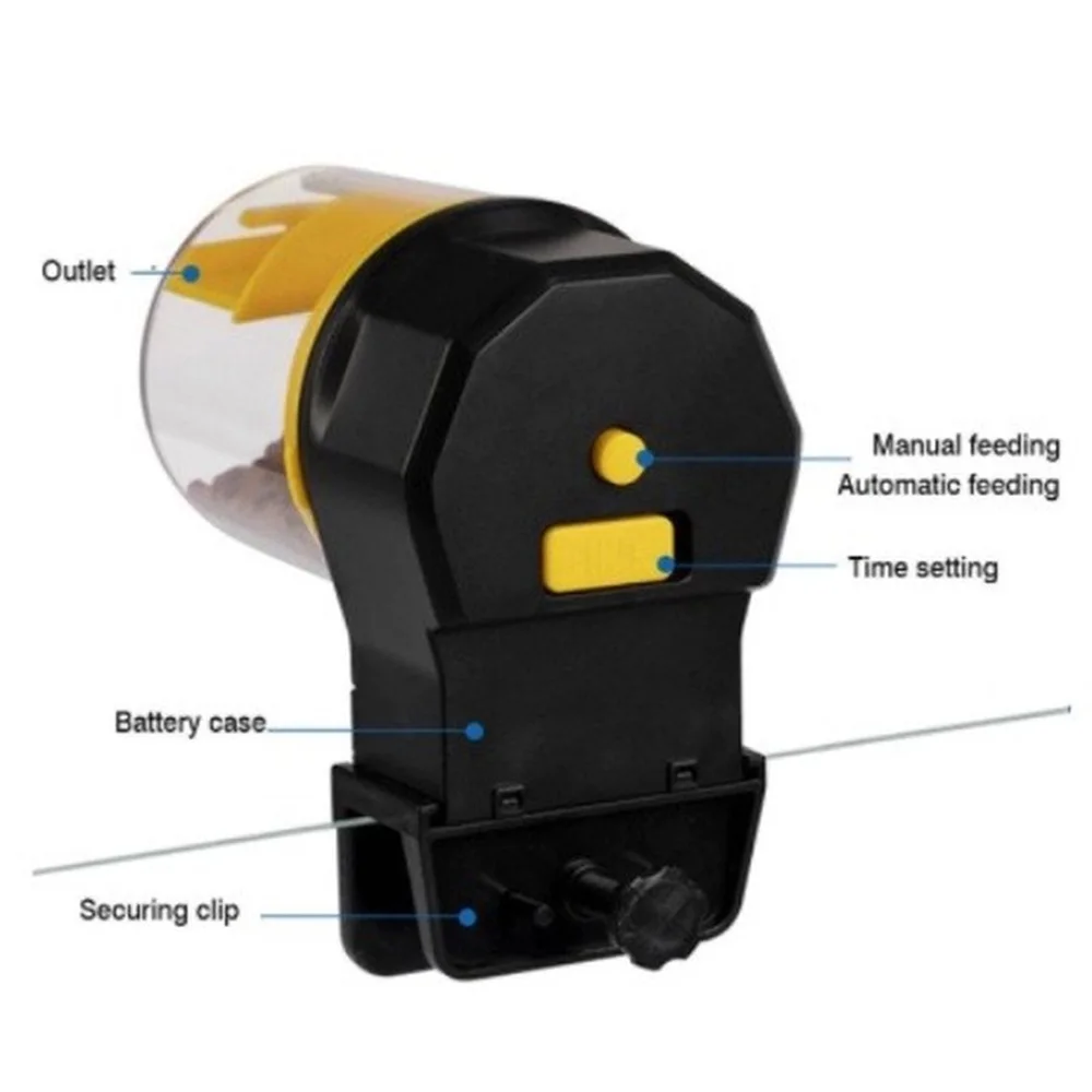 Automatic fish tank feeder intelligent timing automatic feeder aquarium goldfish feeder large capacity fish aquarium feeder - Image 4