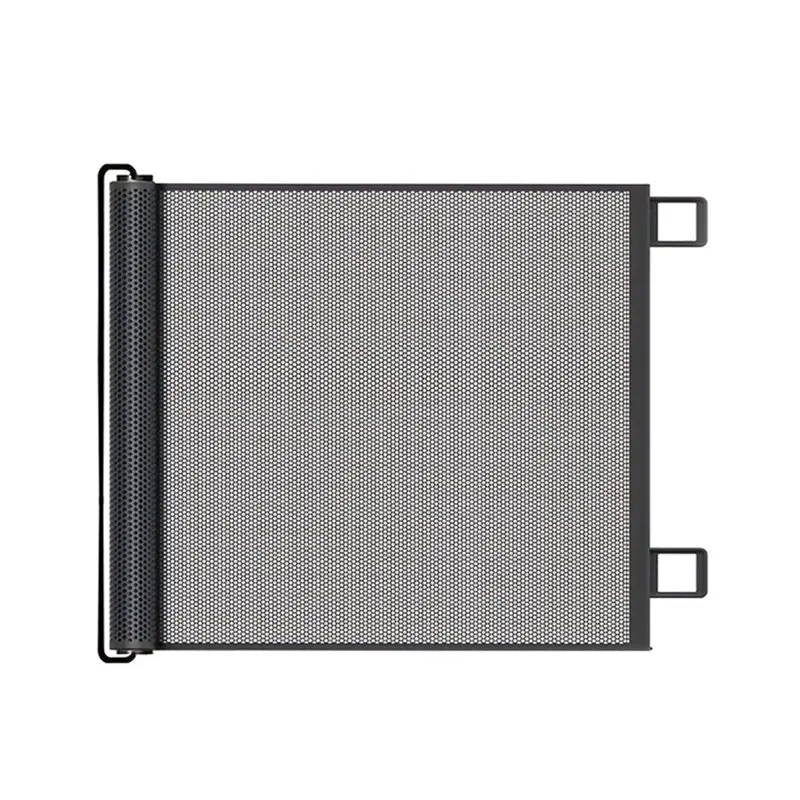 Automatic Retractable Pet Mesh Gate-Protective Barrier No Drilling Design For Indoor Stairway Corridor Dog Cat Safety Net