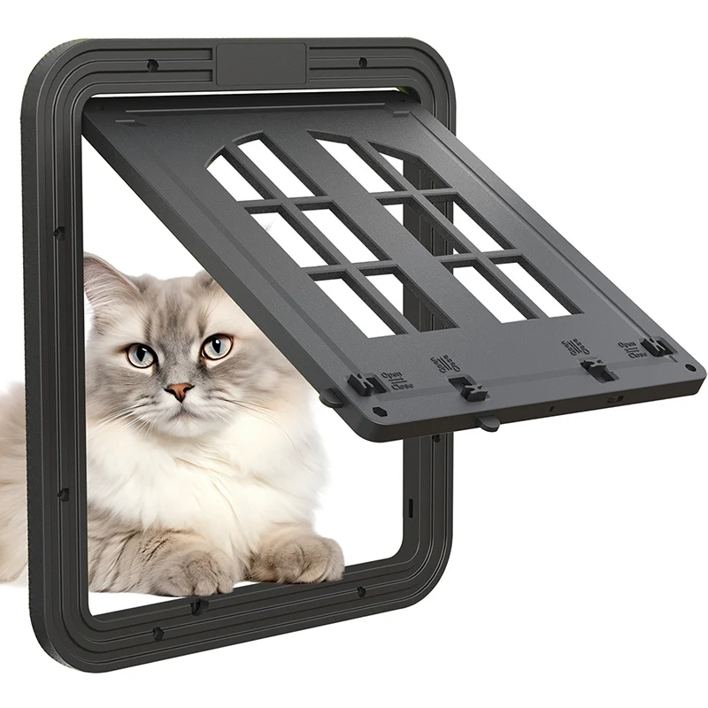 Large Dog Screen Door Flap Opening Dog Door for Screen Door with 4 Entry Ways Self-Closing Pet Screen Door for Dogs Cats - Image 4