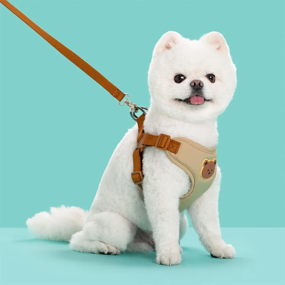 Creative Cute Pet Harness Leash Anti-Escape Adjustable Dog Collar Harness No Pull Cat Chest Strap Vest Outdoor Walking Travel - Image 5