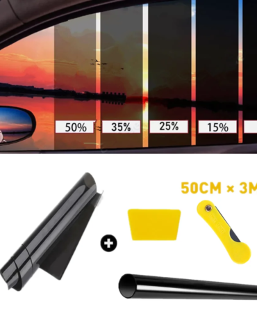 50x300CM Car Window Film Car Sun Shade 1%/5%/15% /25%/35%/50% VLT Front Windshield Auto Home Glass UV Protector