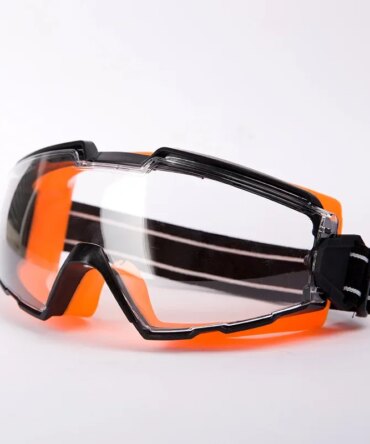 Work Safety Goggles Silica Gel Frame Dust-proof Impact-Resistant Protective Glasses For Carpenter Rider Polishing Eye Protector
